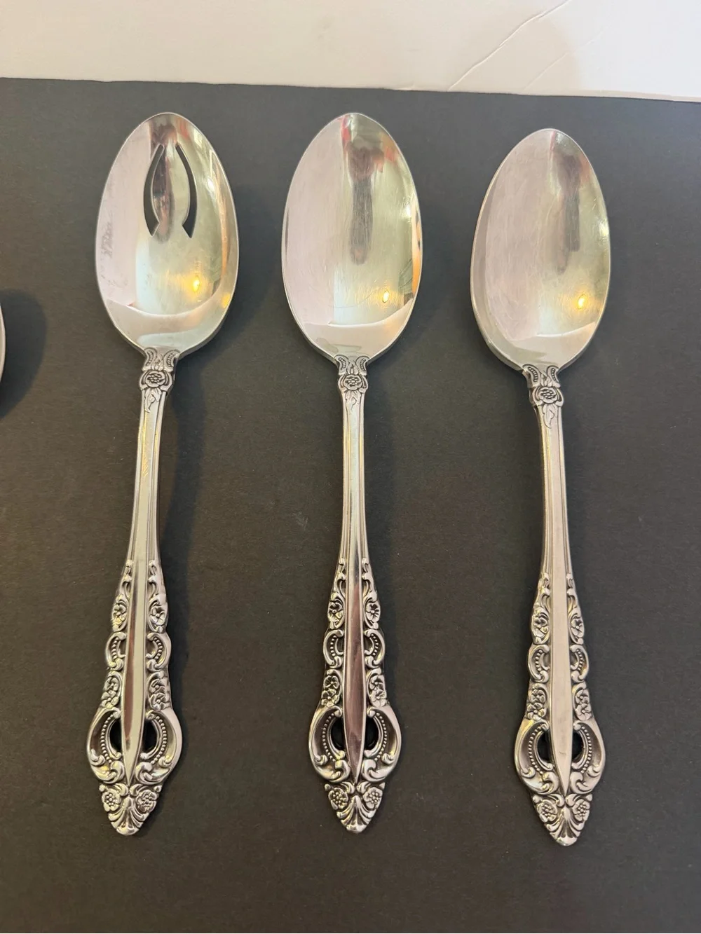 Reed & Barton Royal Majesty Mirror Steel Stainless 23 Pc Service 6 Serving